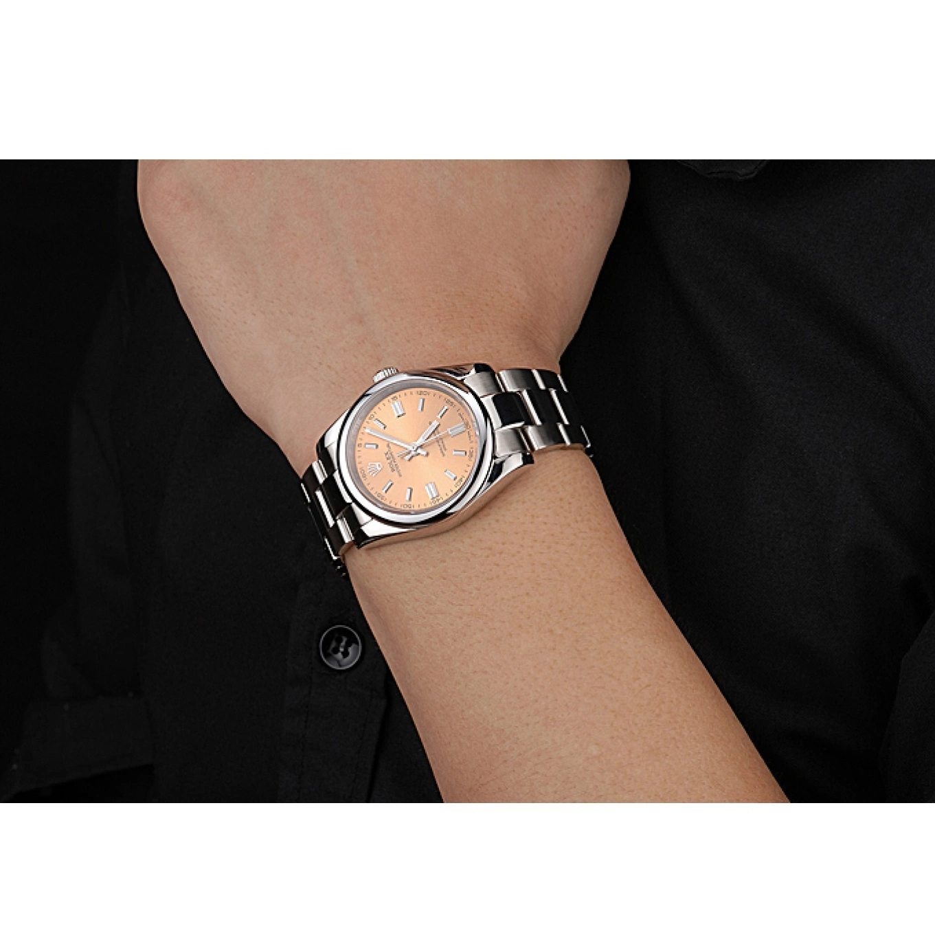 Good Copy Rolex Watches Steel Oyster Case Stainless DateJust Steel Champagne Dial 622639 Bracelet Perpetual Stainless Rolex 0521